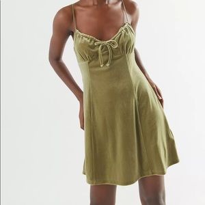 Urban Outfitters June Bug Velvet Mini Dress